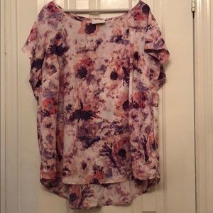 Ava + Viv Floral Top NWOT